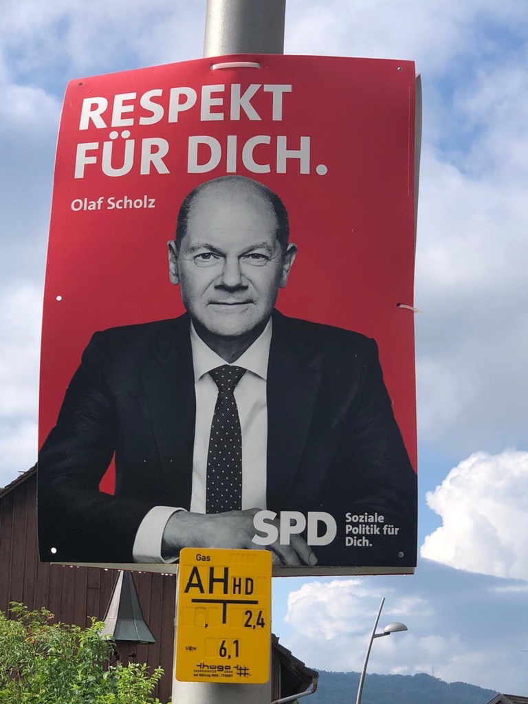 SPD election campaign poster
