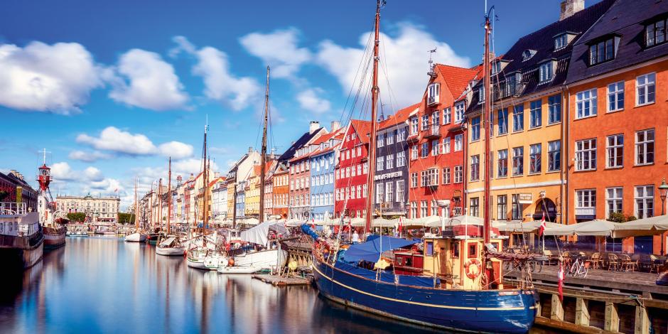 Classic view of Nyhavn, Copenhagen