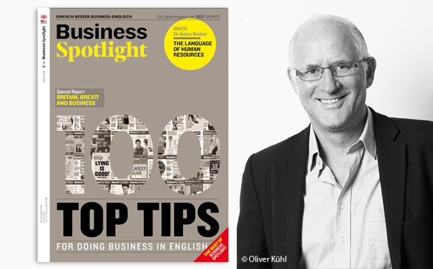 Ian McMaster mit Business Spotlight Cover