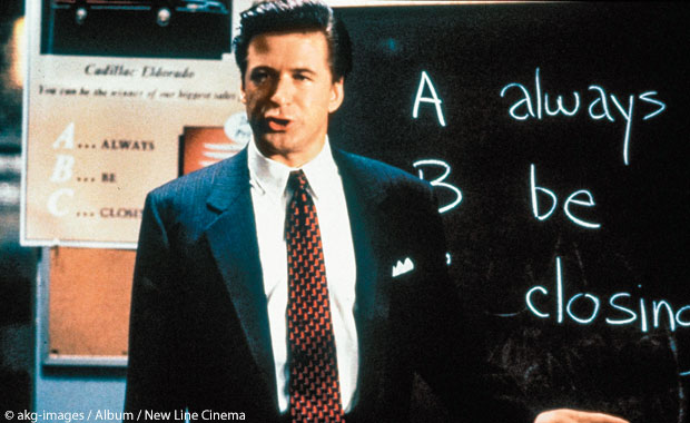 “Always be closing!”: Alec Baldwin in Glengarry Glen Ross