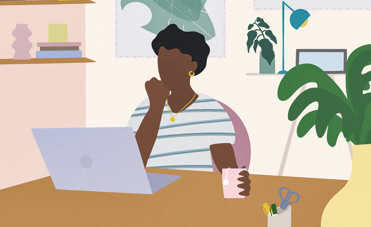 „HomeOffice” im Englischen Business Spotlight