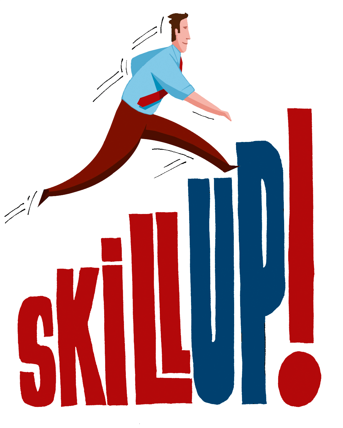 Icon for presentation tip: "Skill Up" 