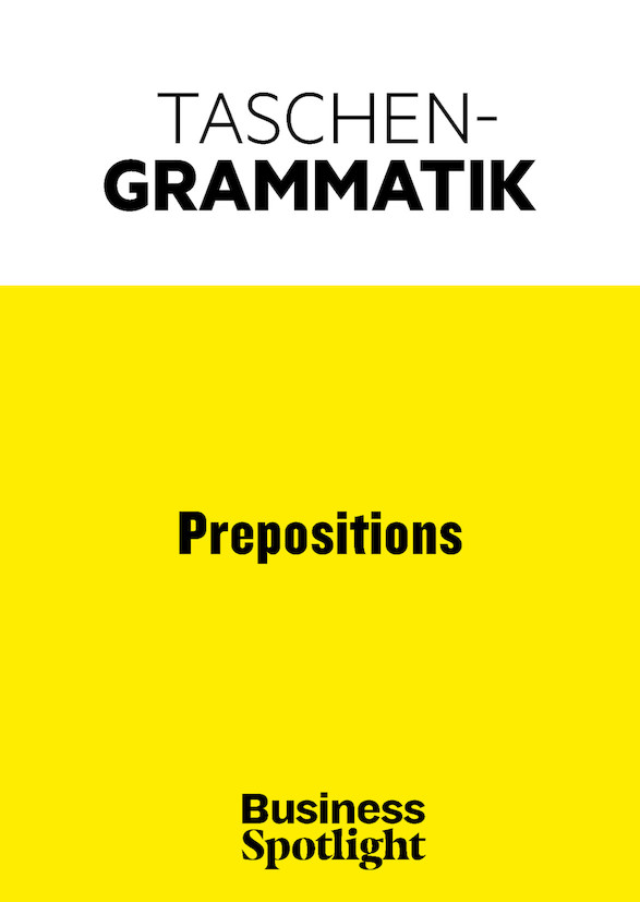 Taschengrammatik: prepositions