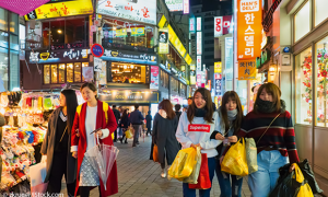 Straße in Seoul