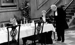 Miss Sophie and her butler