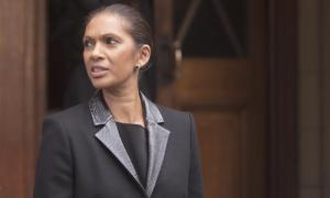 Gina Miller standing in a doorway