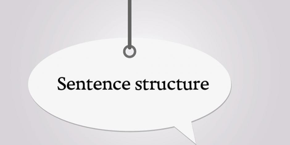 Sentence structure