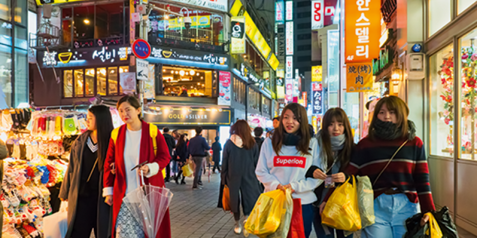 Straße in Seoul