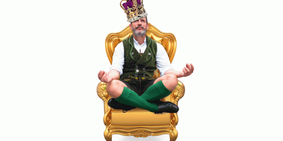 Man on throne