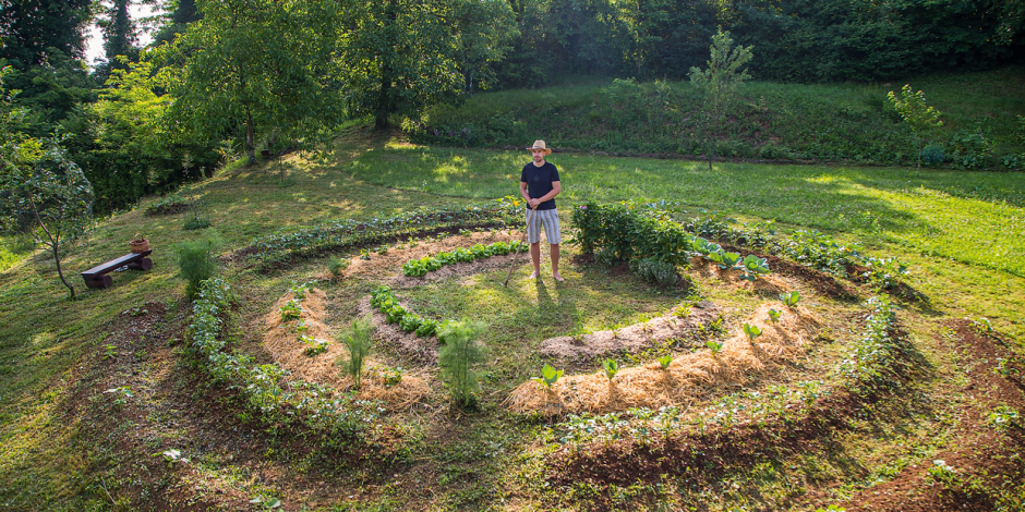 Garten auf Basis von Permakultur