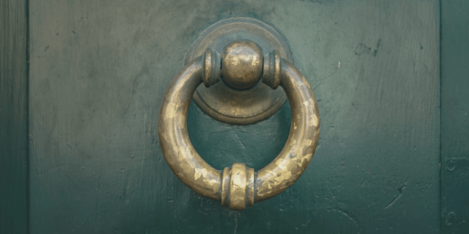 A door knocker