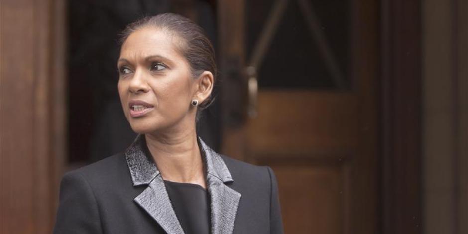 Gina Miller standing in a doorway