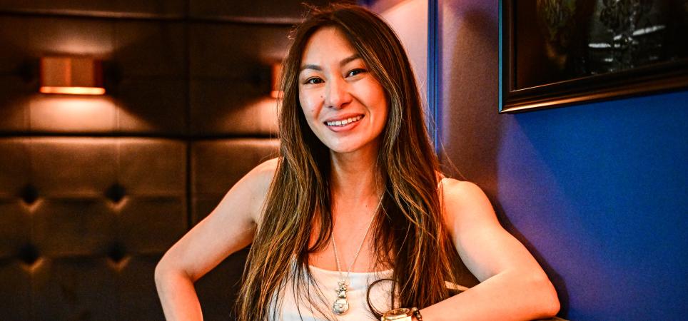 Lucy Guo poses for the camera