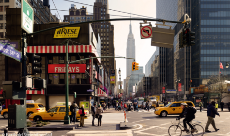 Straßenszene in New York