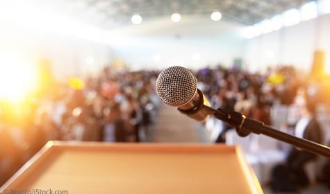 presentation situation: looking at your audience from the stage