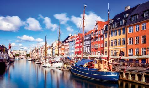 Classic view of Nyhavn, Copenhagen