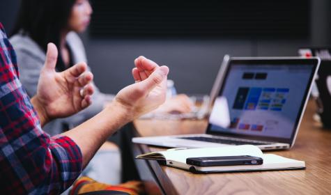 people in a meeting