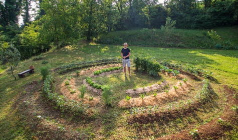 Garten auf Basis von Permakultur