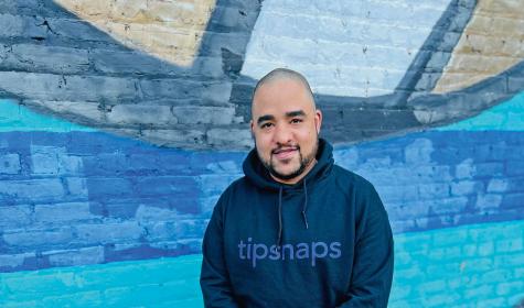 Lyonel Dougé, the founder of TipSnaps